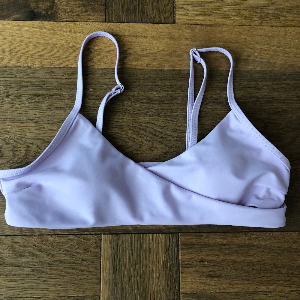 SHEIN Purple Bathing Suit Top